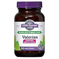 Oregon's Wild Harvest, Certified Organic Valerian, Herbal Aid, 900 mg, 90 Count