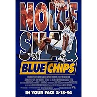 Movie Poster BLUE CHIPS 1 Sided ORIGINAL FINAL 27x40 SHAQ PENNY NICK NOLTE