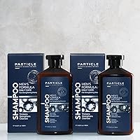 Particle Hair Growth Shampoo for Men (13.52 Oz) - for Thickening, Strengthening & Cleansing Hair - Sulfate Free & Paraben Free Hair Loss Shampoo for Men (2 Pack, 27.04 Oz)