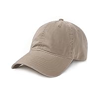 FURTALK Men and Women Vintage Washed Distressed Cotton Baseball Cap Plain Blank Adjustable Classic Baseball Hat Cap