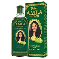 Dabur Amla Hair Oil - Amla Oil, Amla Hair Oil, Amla Oil for Healthy Hair and Moisturized Scalp, Indian Hair Oil for Men and Women, Bio Oil for Hair, Natural Care for Beautiful Hair (200ml)