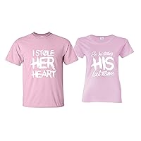 Couples Engagement Announcement T-Shirts, Bride to Be Gifts for Fiance, King and Queen Couples Tshirts (Priced for 1 Shirt)
