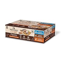 Wellness CORE Signature Selects Natural Canned Grain Free Cat Food Variety Pack, Shredded Poultry Selection, 5.3 Ounce Can (Pack of 12)