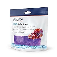 Aqueon Pure Betta Beads, Purple