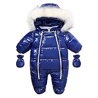 12 Month Snowsuit Infant Baby Girl Boy Winter Cute Coats Snowsuit Toddler Jacket Clothes Zipper Boys Youth Snowsuit