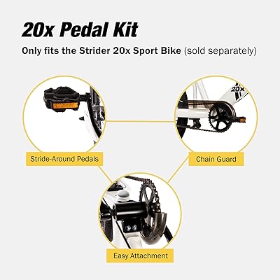 Mua Strider 20x Sport Pedal Kit - Transform 20x Balance Bike into Pedal Bike  - for Ages 8 Years+ - Easy Assembly & Adjustments trên  Mỹ chính hãng  2023