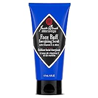 Jack Black Face Buff Energizing Scrub, Deep Cleaning Pre-Shave Cleanser, Men’s Facial Scrub, Remove Oil, Dirt & Dead Skin, Men’s Cleanser, Hydrating Skincare