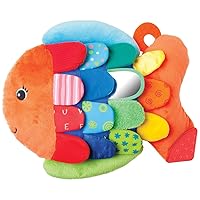 Melissa & Doug Flip Fish: K's Kids Baby Toy Series Bundled with 1 Pair of Baby Socks Bundle [91954]