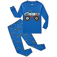 Dolphin&Fish Boy Pajamas Long Sleeve Cotton Kids Clothes Toddler Boys Sleepwear