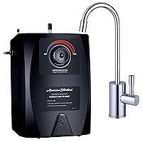 ASH-110 Hot Water Dispenser, Includes Polished Chrome Single Handle Faucet 780 Watts, 110v