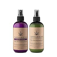 Cannabolish Smoke Odor Removing Variety 2-Pack 8 fl oz. Sprays - Wintergreen & Lavender