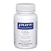 Pure Encapsulations CoQ10-250 mg CoQ10 - Brain Support Supplement* - Mitochondrial & Cellular Energy Support* - Non-GMO & Vegetarian - 60 Capsules