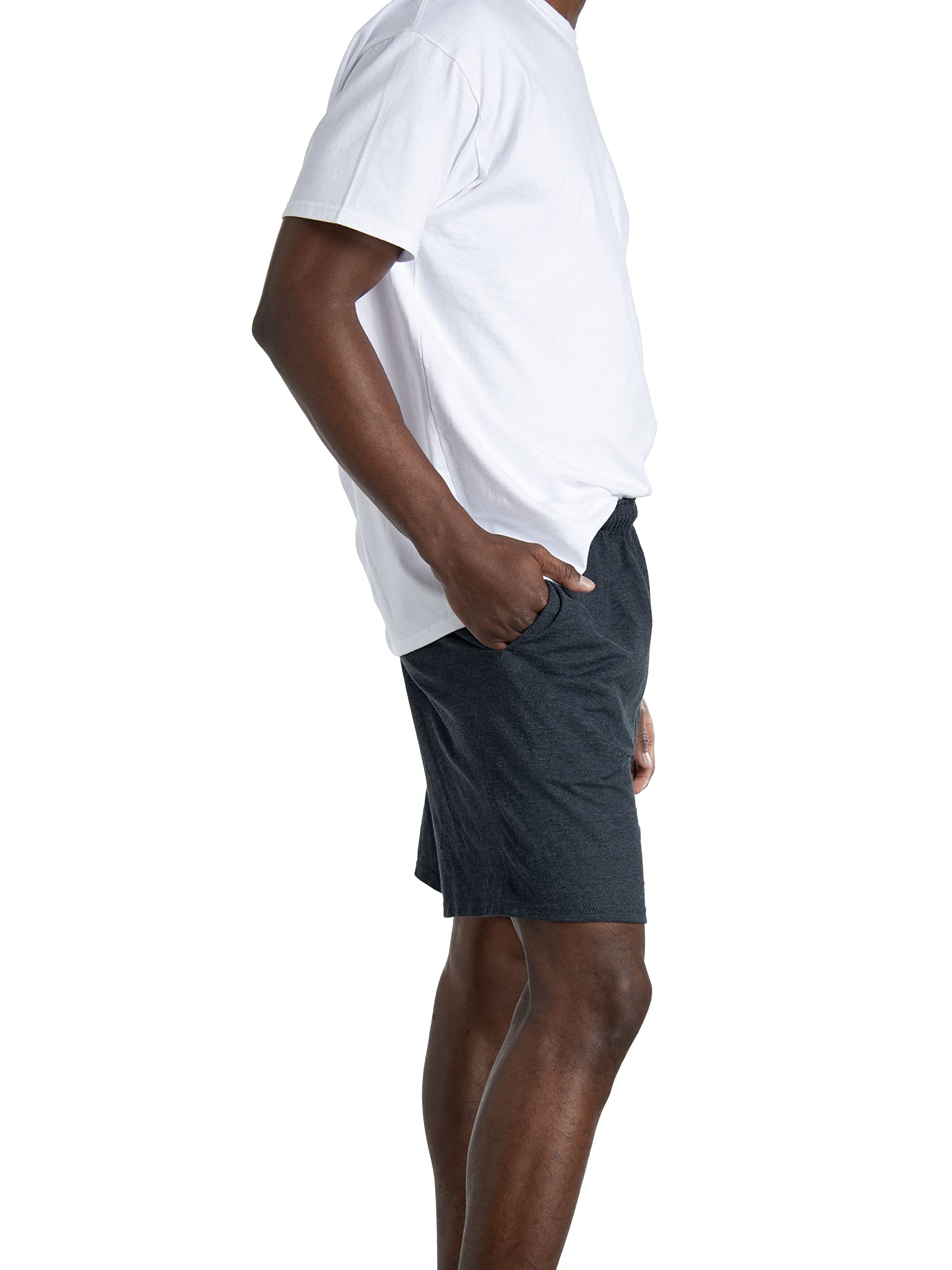 Fruit of the Loom Men's Eversoft Cotton Shorts with Pockets (S-4XL)