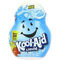 Kool-Aid Liquid, Water Flavoring Enhancer, Tropical Punch, 1.62oz Container (Pack of 3)