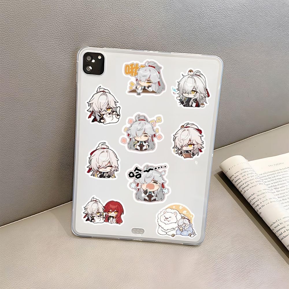 langanime Stickers for Notebook Computer Phone Decoration Jing Yuan Version 48 Pieces