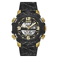 GUESS Watches Gents Slate Mens Analog/Digital Quartz Watch with Silicone Bracelet GW0421G2