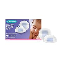 Lansinoh Stay Dry Disposable Nursing Pads, Soft and Super Absorbent Breast Pads, Breastfeeding Essentials for Moms, 100 Count