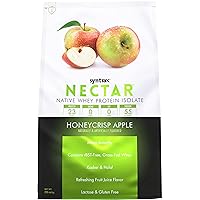 Syntrax Nutrition Nectar, 100% Whey Isolate Protein Powder, Refreshing Fruit Flavor, Honeycrisp Apple, 2 lbs
