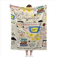 Gilmore Girls Throw Blanket Flannel Blanket Ultra-Soft Fleece Throw Blanket Suitable for All Seasons Couch Bed Living Room 80x60 Inch