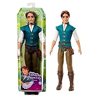 Disney Princess Flynn Rider Fashion Doll in Hero Outfit from Mattel Disney Movie Tangled, Posable