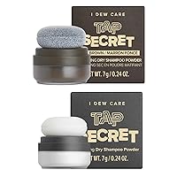 I DEW CARE Dry Shampoo Powder - Tap Secret Dark Brown + Dry Shampoo Powder - Tap Secret Bundle