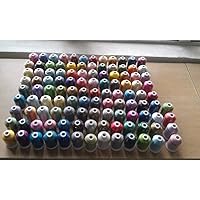 112 Large Spools Embroidery Machine Thread for Brother/babylock/bernina/pfaff/janome