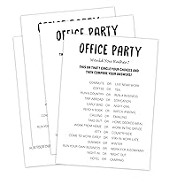 30 Pack Minimalist Office Party Would You Rather Game, Work Party Game, Team Meeting Game, Office Activities, Work Happy Hours Game for Coworkers - TM09