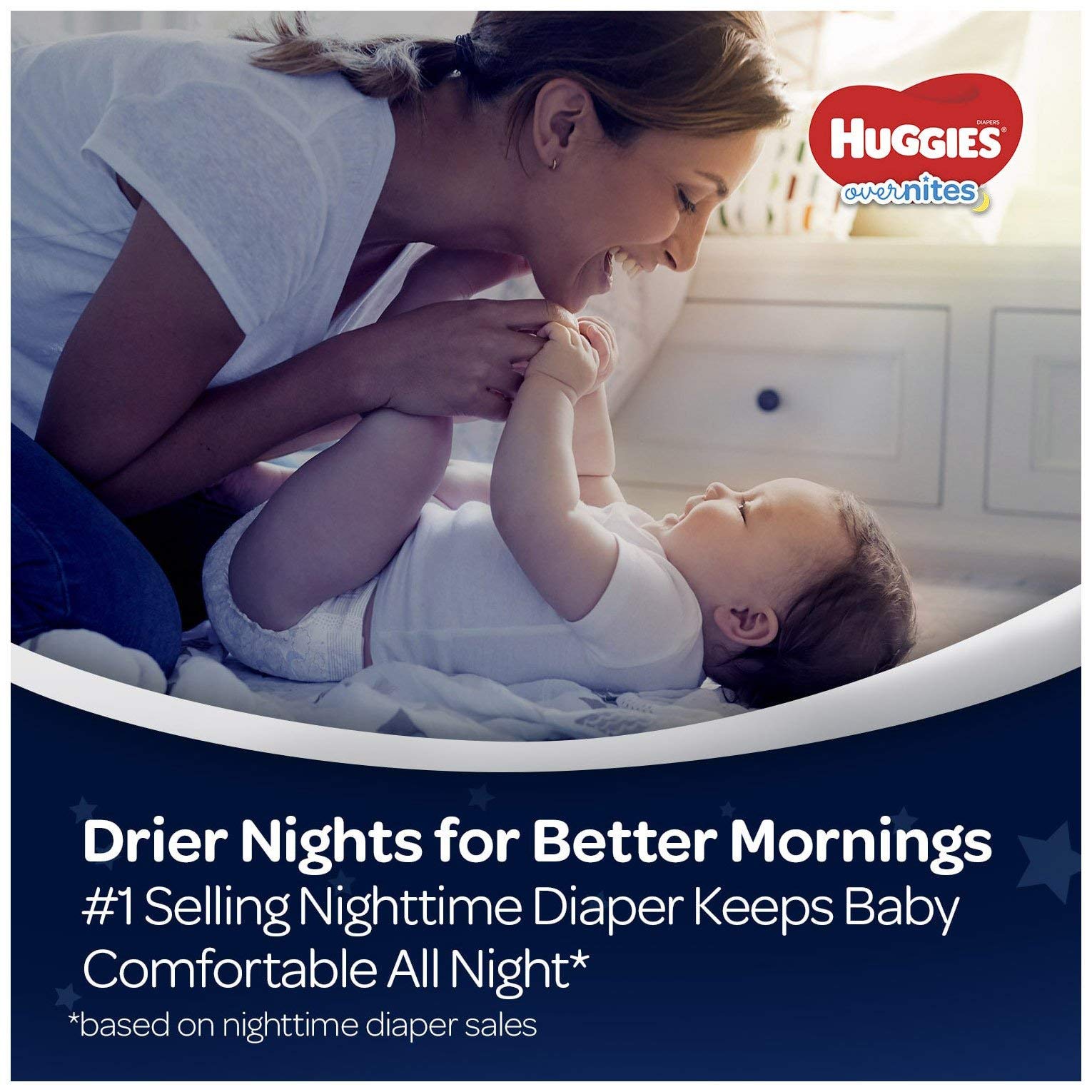Huggies Overnites Nighttime Diapers, Size 6, 48 Ct