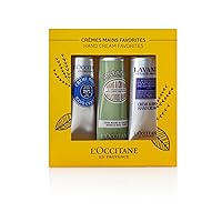 L’OCCITANE Hand Cream Classics, 3-Piece Set: Moisturizing Hand Creams, Iconic Scents, Vegan, All Skin Types, Made in France