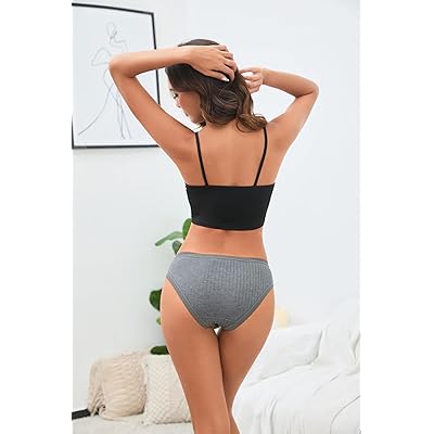 Mua KNITLORD Women's Underwear Cotton or Bamboo Viscose Soft Bikini Panties  Lace Trim 5 Pack trên  Mỹ chính hãng 2024