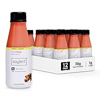 Soylent Cafe Chai Meal Replacement Shake, Ready-to-Drink Plant Based Protein Drink, Contains 20g Complete Vegan Protein and 1g Sugar, 14oz, 12 Pack