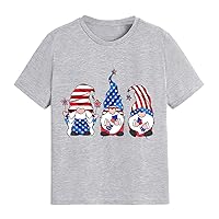 Long Sleeve 6t Boys Girls Short Sleeve Independence Day Letter Prints T Shirt Tops Youth Boy Shirt