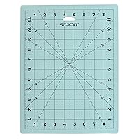 Westcott 9 X 12in Self-Healing Craft Cutting Mat with Grid for Sewing, Quilting, Card Making (00503)