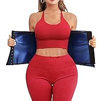 Waist Trainer for Women Belly Fat Sauna Suit Waist Trimmer Sweat Bands for Stomach Weight Loss Workout Belt