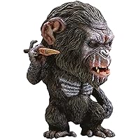 Dawn of The Planet of The Apes: Koba with Spear Defo-Real Soft Vinyl Statue, Multicolor 6 inches