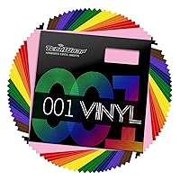 TECKWRAP 001 Vinyl Super Glossy Permanent Adhesive Vinyl 12