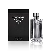 Prada L'Homme For Men Eau De Toilette Spray, 3.4 Fluid Ounce,(Packaging may vary)
