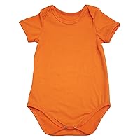 Petitebella Plain Short Sleeves Baby Bodysuit Nb-18m