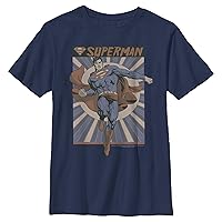 Fifth Sun Superman Super Rays Boy's Premium Solid Crew Tee