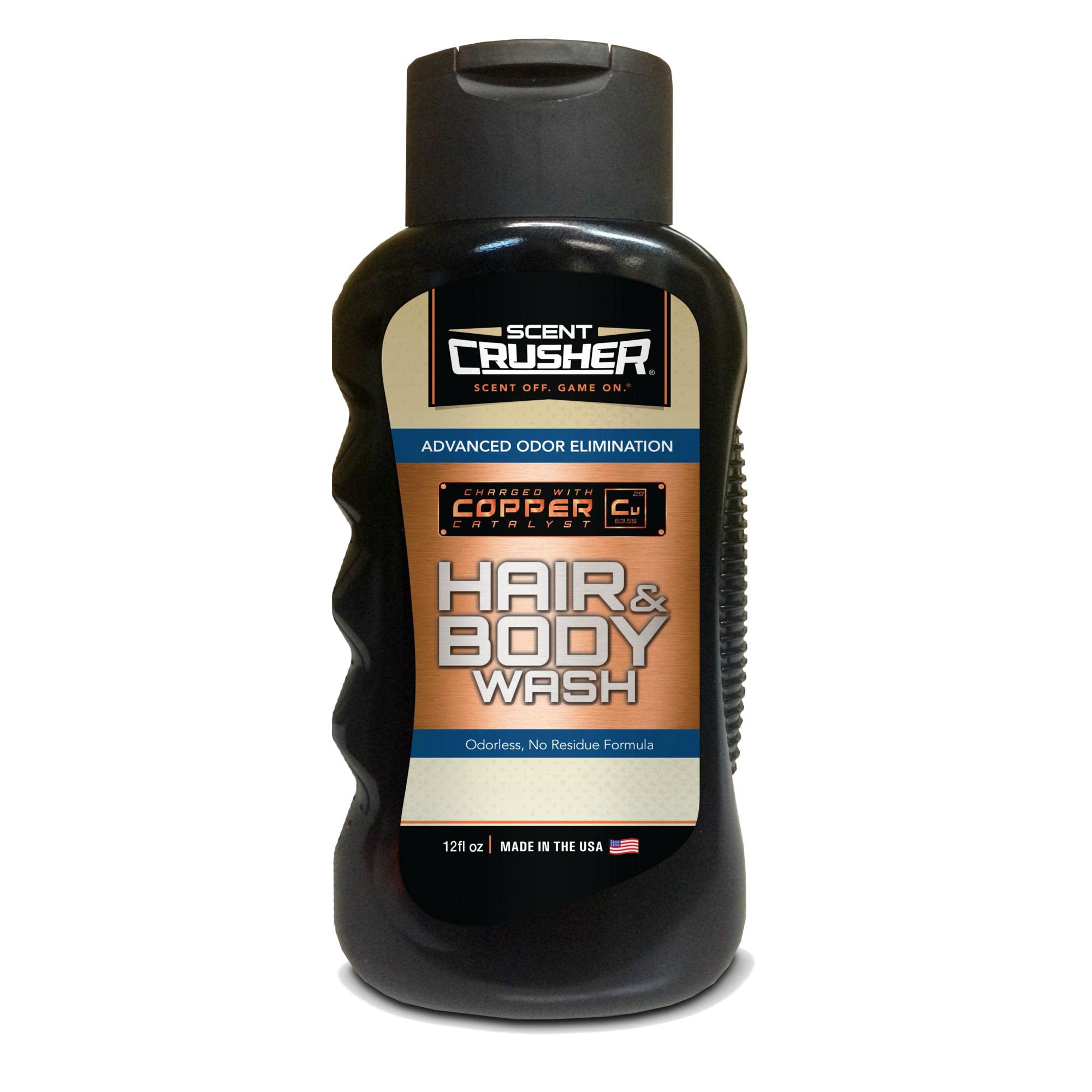 Scent Crusher, Hair and Body Wash, 12 oz
