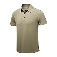 JMIERR Men's Polo Shirt Quick Dry Performance Short Sleeve Shirts Moisture Wicking Golf Shirt