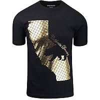 ShirtBANC California Dreaming Metallic Gold Mens Shirt Golden State Dream Tee