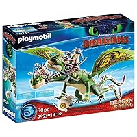 Playmobil Dragon Racing: Ruffnut and Tuffnut with Barf and Belch