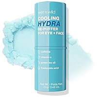 wet n wild Cooling Hydra De-Puffer, Soothing Stick with Vitamin E & Caffeine, Instant Skin Refreshments For All Skin Types, Vegan & Cruelty-Free