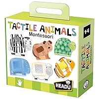 Tactile Animals Montessori, Educational Toys for Boys and Girls Ages 1-4 Years Old, Toddler Learning Toys, Teacher Homeschool Supplies, Birthday