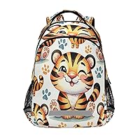 Kid Cartoon Tiger Backpack for Boy Girl Elementary School Bag Tiger Bookbag Child Back to School Gift