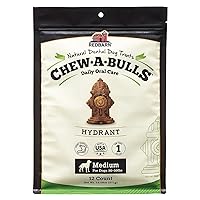 Redbarn Chew-A-Bulls (Size: Medium | Shape: Hydrant | 12-Count (Pack of 1))