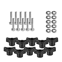 POWERTEC 71068 T Track Knob Kit with 1/4-20 by 1-1/2