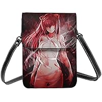 Anime Elfen Lied Lucy Small Cell Phone Purse Fashion Mini With Strap Adjustable Handba For Women Female
