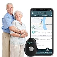 AngelSense Life Saving Alert System, Emergency Call Button with 2-Way Speakerphone, GPS Tracking, Fall Alert for Elderly, 24/7 Alert Button for Seniors, Nationwide 4G LTE Cellular (1 Month Free)